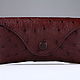 Order Eyeglass case (eyeglass case) made of genuine ostrich leather IMS0775K1. CrocShop. Livemaster. . Eyeglass case Фото №3