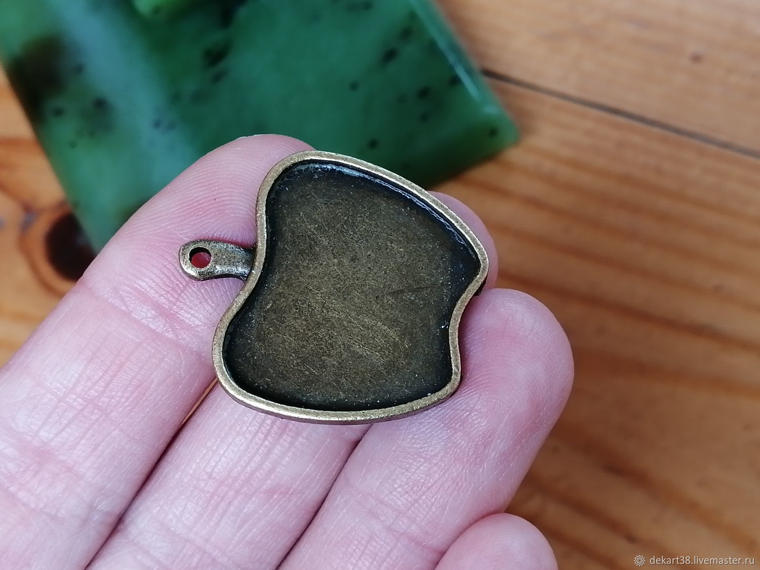 Base for the pendant, 25h20 mm. Art.OKL155, Blanks for jewelry, Irkutsk,  Фото №1