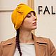hats: Felt hat yellow daffodil. Hats1. EDIS | дизайнерские шляпы Наталии Эдис. Online shopping on My Livemaster.  Фото №2