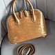 Сумка из крокодиловой кожи. Классическая сумка. Chic bags. Ярмарка Мастеров.  Фото №7