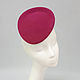 Mini hat 'Lily'. Color fuchsia. Hats1. Exclusive HATS. LANA ANISIMOVA.. Online shopping on My Livemaster.  Фото №2