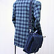Men's bag "Alain" wool and leather. Men\'s bag. CRAZY RHYTHM (TP handmade). My Livemaster. Фото №6