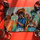Индийские женщины картина маслом, Картины, Челябинск,  Фото №1