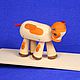 Бычок-самоходка. Ярмарка Мастеров - ручная работа. Купить бычка. Handmade. Игрушка ручной работы .