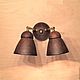 Ceramic wall lamp (sconce) with two lamps. Sconce. Light Ceramics RUS (svetkeramika). Online shopping on My Livemaster.  Фото №2
