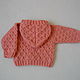 Order Light coral hooded blouse and booties. 4 children-baby. Livemaster. . Baby Clothing Sets Фото №3