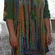 Crocheted tunic with fashionable element Granny Square. Tunics. In the rhythm of time. Knitting.. My Livemaster. Фото №6