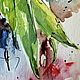 "Зеленая фасоль". Картина. Диана Маливани. Картины. Художник Диана Маливани. Ярмарка Мастеров.  Фото №5