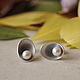 Silver poussettes with pearls, silver carnations, poussettes made of silver, Stud earrings, Yaroslavl,  Фото №1