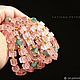 Bracelet 'Pink dreams' - quartz, agate, zircons, Bead bracelet, Moscow,  Фото №1