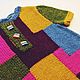Dress Tetris Colored. Dresses. Wool Cats - вязанье и макраме. Интернет-магазин Ярмарка Мастеров.  Фото №2