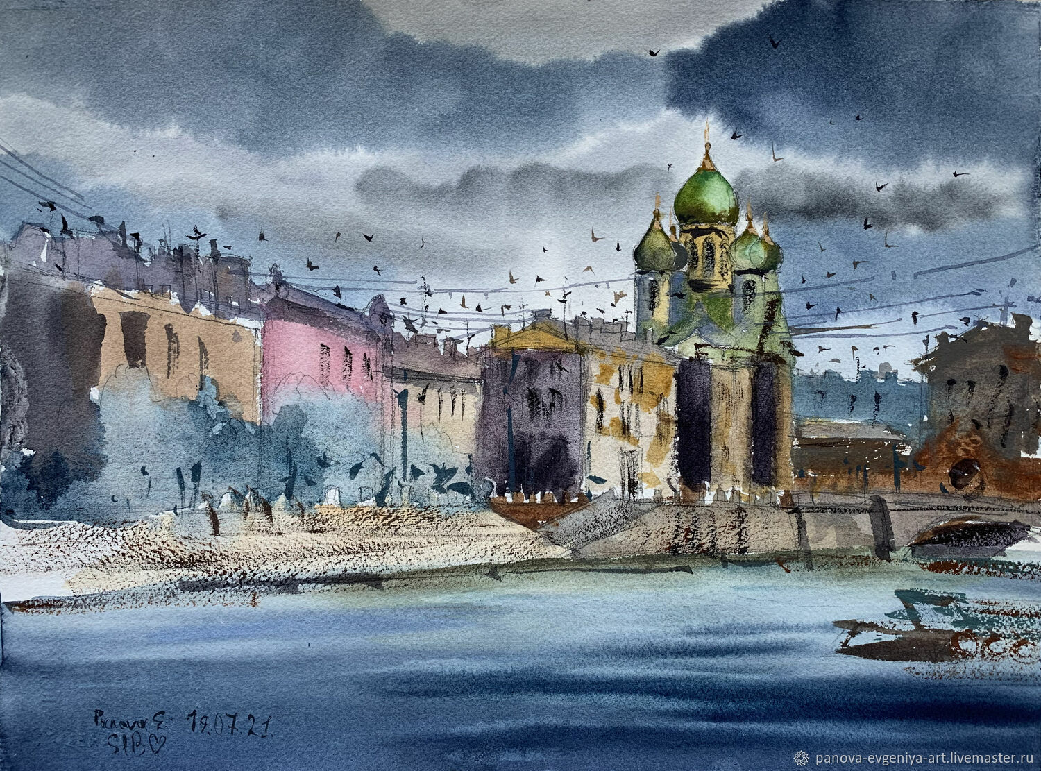 Картина маслом «Виды Санкт-Петербурга» - художник Галимов Наиль 