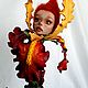 Author's flower-iris doll. Dolls. LyudmilaDoll. My Livemaster. Фото №6