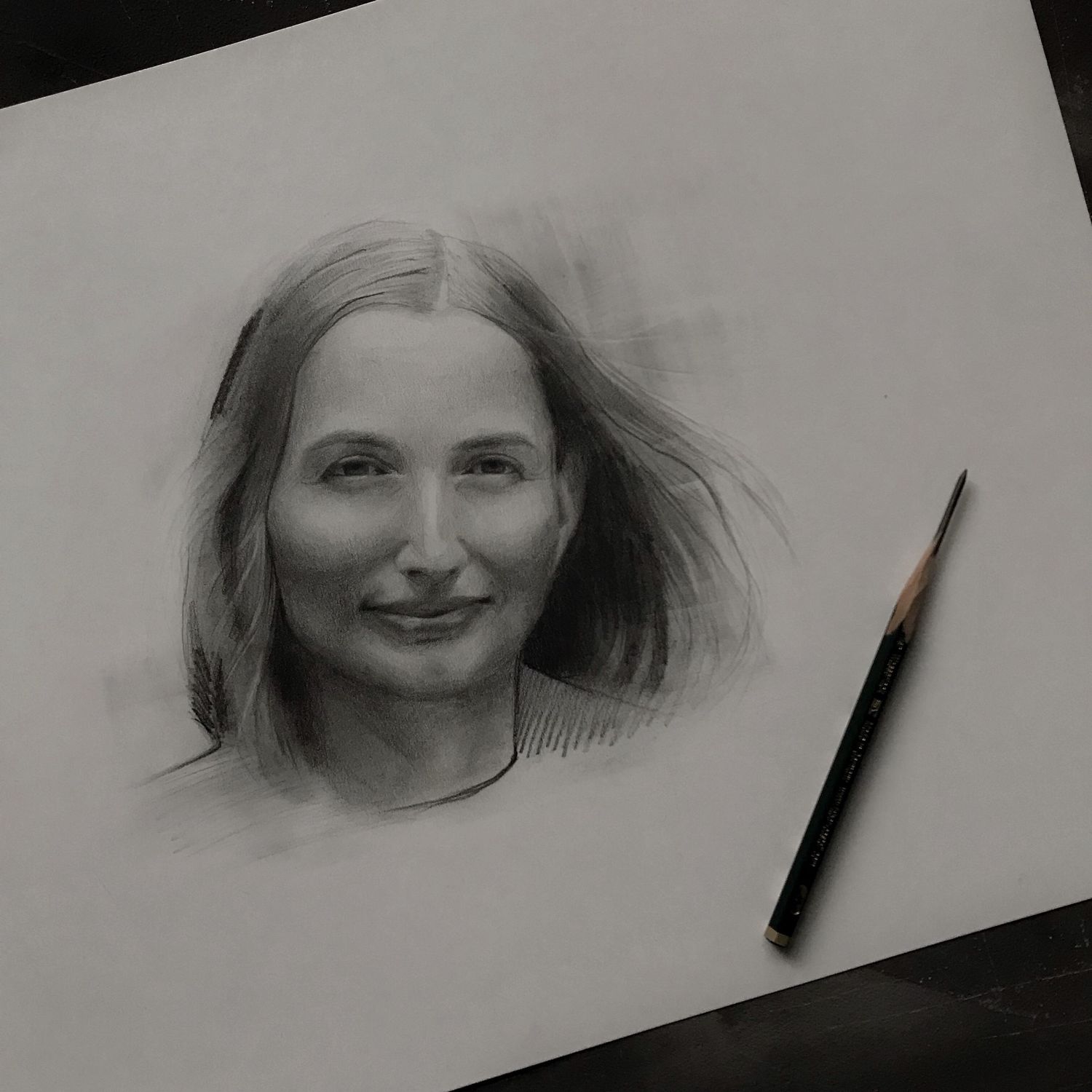 Техника рисования портрета карандашом с фотографии