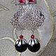 Earrings 'Red wine' (black onyx, accessories LUX). Earrings. Pani Kratova (panikratova). My Livemaster. Фото №5
