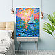 Oil painting sailboat sea bright painting tropics sunset. Pictures. Colibri Art - Oil Painting. Online shopping on My Livemaster.  Фото №2