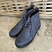 Обувь ручной работы handmade. Livemaster - original item Sneakers from Python. Handmade.