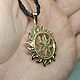 Alatyr in the sun gold. Amulet. Jewelry workshop BROKKA (Dommagii). My Livemaster. Фото №4