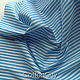 Хлопковая ткань голубая полоска 4 мм. Ткани. CottonCity. Интернет-магазин Ярмарка Мастеров.  Фото №2