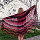 Semi-circular shawl Carmen knitted cape on the shoulders. Shawls. Bright Shawls by BorchankaZL. My Livemaster. Фото №5